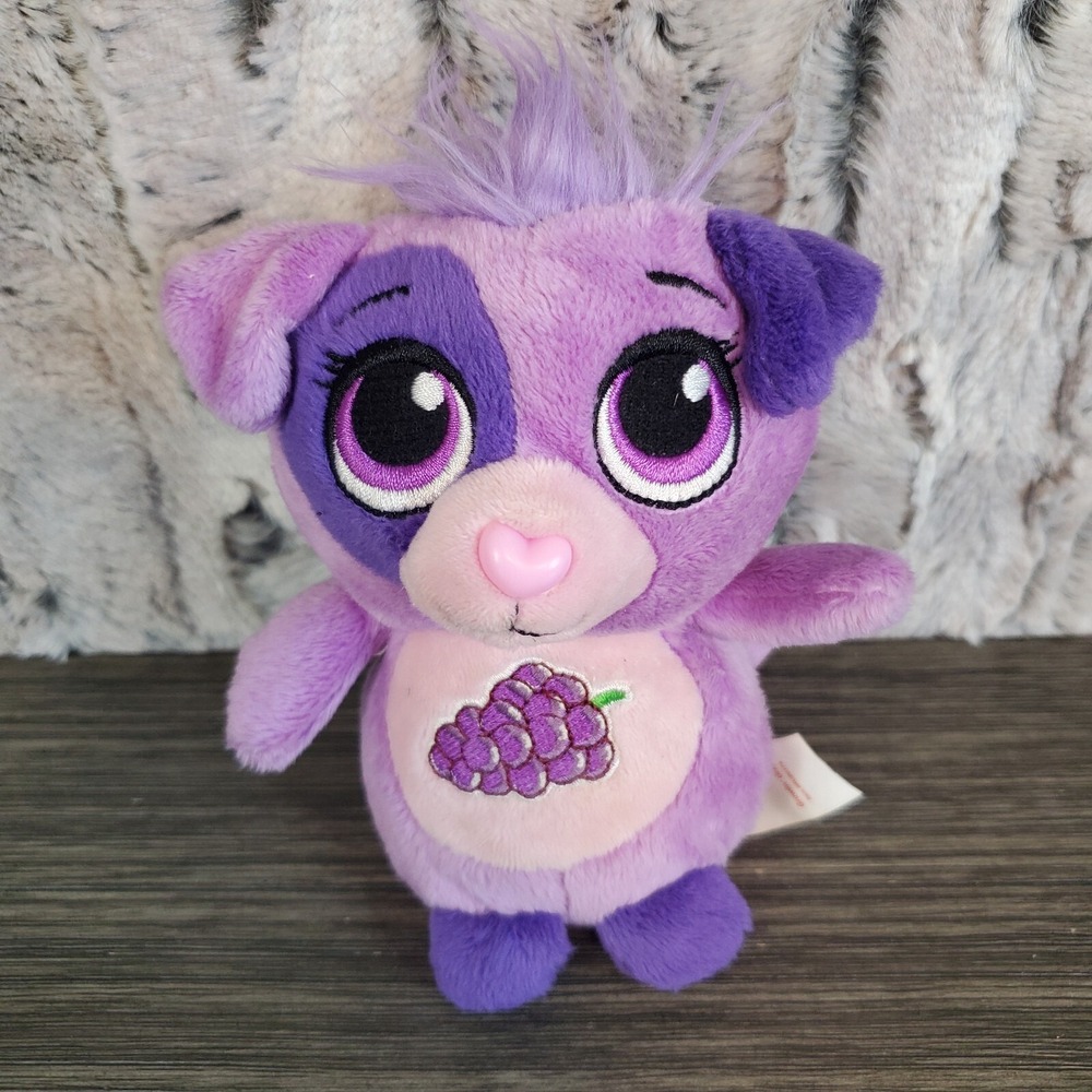 Russ Growlin Grape Purple Candy‎ Critters SCENTED Plush Stuffed Animal 5"